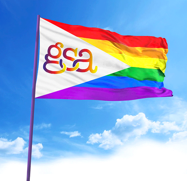 GSA vlag animatie bij COC Midden-Nederland